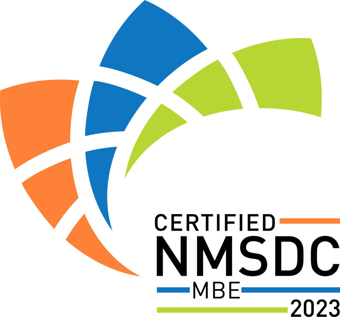 A logo for the certified nmsdc