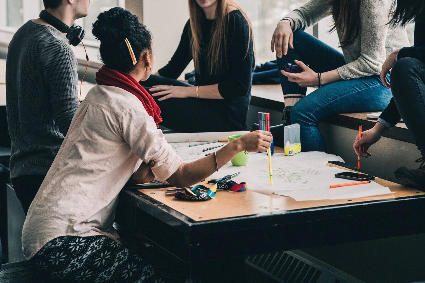 Gen Z workers not tied to a desk